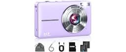 Digital Camera, FHD 1080P Point and Shoot Camera for Kids Teens Starters | with 32GB Card Filters 16X Zoom Anti-Shake...