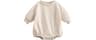 Bafeicao Baby Boy Girl Sweatshirt Romper Bubble Romper | Organic Cotton,Oversized,Solid Color,Long Sleeve,Warm Fall W...