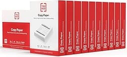 TRU RED 8.5x11 Copy Paper 20 lb. 92-Bright 5000 Sheets/Carton, For Office, School & Home