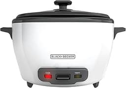 BLACK+DECKER 6-Cup Rice Cooker with Steaming Basket
