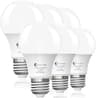 6-Pack A19 LED Light Bulbs,60 Watt Equivalent Daylight 5000K with E26 Base,Efficient 9W,800 Lumens Non-Dimmable LED B...
