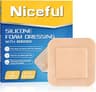 Niceful Silicone Foam Dressing 4"x4", Waterproof Silicone Bandages with Border Adhesive, High Absorbency Bed Sore Ban...