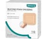 Dimora Silicone Foam Dressing with Border Adhesive 3"x3" Waterproof Wound Dressing First Aid Bandage for Wound Care 1...