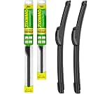 ZIXMMO QUALITY 26in + 18in Premium All-Season Windshield Wiper Blades for Original Equipment Replacement(Set of 2)