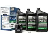 Polaris PS4 Oil Change Kit for Specific RZR Turbo and Pro XP & XP 4 Models With 4 Stroke Engine, Includes 3 Quarts of...