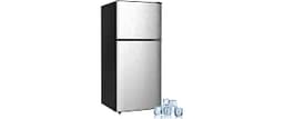 Cucina Magica Mini Fridge with Freezer, 3.2 cuft Small Refrigerator, 7 Adjustable Thermostat, Energy Saving, Low Nois...