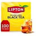Lipton Black Tea Bags, Hot or Iced High Caffeine Tea, 100 Total Bags | 100 Lipton black tea bags with a blend of oran...