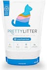 PrettyLitter Health Monitoring Cat Litter (Lotus Flower, Non Clumping) | Lightweight & Low Tracking, Color Changing S...