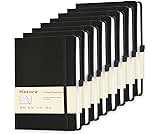 Heture 8 Pack Lined Journal Notebooks,A5 Hardcover Notebooks, 5.5 x 8.3 inch, 100GSM, 160 Pages, Classic College Rule...