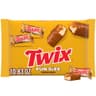 TWIX Fun Size Caramel Cookie Milk Chocolate Candy Bars Bag, 10.8 oz