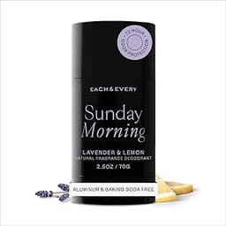 Each & Every Aluminum Free Deodorant for Women & Men – Natural Fragrance 72-Hr Odor Protection, Non-Toxic Deodorant f...
