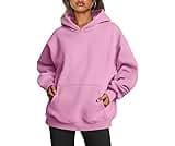 Trendy Queen Womens Oversized Hoodies Fleece Sweatshirts Fall Fashion Pullover Sweaters Winter Clothes
