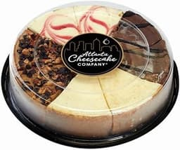 The Original Cakerie Atlanta Cheesecake 8" Sampler Cheesecake, 32 Ounce