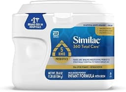 Similac 360 Total Care Baby Formula Powder, 5 HMO Prebiotics