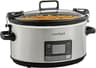 Crock-Pot 7-Quart Slow Cooker, Portable Programmable with Timer, Locking Lid, Stainless Steel; an Essential Kitchen A...