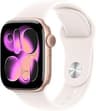 Apple Watch Series 11 [GPS 42mm] Smartwatch with Rose Gold Aluminum Case with Light Blush Sport Band - S/M. Sleep Sco...