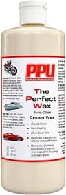 Euro-Class Cleaner Cream Wax, Liquid Car Wax Polish, Clear Coat Safe 16oz