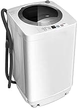 Giantex Portable Washing Machine, Full Automatic Washer and Dryer Combo, with Built-in Pump Drain 8 LBS Capacity Comp...
