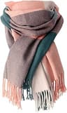 YSense Winter Scarf for Women Long Plaid Scarves Ladies Gifts