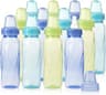 Evenflo Feeding Classic Tinted Plastic Standard Neck Bottles for Baby, Infant and Newborn - Teal/Green/Blue, 8 Ounce ...