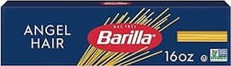 Barilla Angel Hair Pasta, 16 oz. Box - Non-GMO Pasta Made with Durum Wheat Semolina - Kosher Certified Pasta