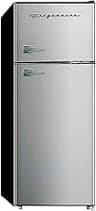 Frigidaire, 2 Door Apartment Size Refrigerator/Freezer Combo, 7.5 cu ft, Platinum Series, Stainless, 23" D x 21.5" W ...