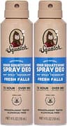 Dr. Squatch Spray Natural Men’s Deodorant – Quick Dry Deodorant Men, Aluminum Free, Dermatologist-Tested – Created fo...