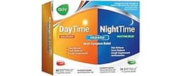 AXIV Day & Night Cold & Flu Medicine Combo Pack Softgels, Daytime & Nighttime Relief for Headache, Fever, Sore Throat...