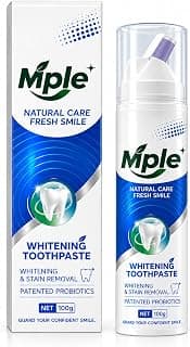 Mple Whitening Probiotics Toothpaste,Daily Oral Care, Gum Protection & Fresh Breath（1pc）