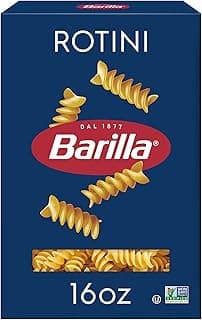 Barilla Rotini Pasta, 16 oz. Box - Non-GMO, Made with Durum Wheat Semolina - Kosher Certified