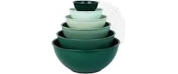 BoxedHome BPA Free Plastic Round Mixing Bowl with Lids, 12 Pack Nesting Bowls with Lids Set, Microwave and Dishwasher...