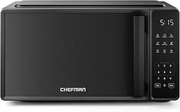 Chefman Countertop Microwave Oven 0.7 Cu. Ft., 700 Watts with 10 Power Levels, 6 Cooking Presets with One-Touch Expre...
