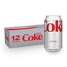 Diet Coke Soda Soft Drink Cans, 12 fl oz, 12 Pack | No sugar, no calories, 46 mg caffeine per can