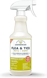 Wondercide - Flea, Tick & Mosquito Spray for Pets and Home with Natural Essential Oils - Killer, Control, Prevention,...