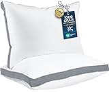 Utopia Bedding Bed Pillows for Sleeping Queen Size (Grey), Set of 2, Soft & Fluffy Pillow with Down Alternative Filli...