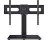 PERLESMITH Universal Swivel TV Stand for 37-80 inch TVs, Holds up to 99lbs | 6 Height Adjustable, Tempered Glass Base...