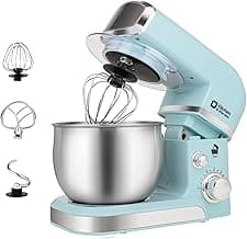 Kitchen in the box Stand Mixer,3.2Qt Small Electric Food Mixer,6 Speeds Portable Lightweight Kitchen Mixer for Daily ...