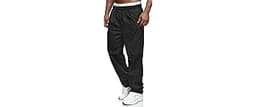Comdecevis Mens Relaxed Fit Casual Pants Elastic Waist Sweatpants with Pockets Cargo Joggers