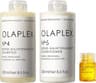 OLAPLEX Wash & Shine Hair Kit | Shampoo & Conditioner, Bonding Oil