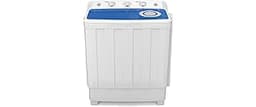 Zynkez Portable Washing Machine, 28Lbs Compact Twin Tub Laundry Washer with Built-in Drain Pump, Semi-Automatic 18Lbs...