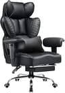 COMHOMA Big and Tall Office Chair Heavy Duty Wide Ergonomic Gaming Chair with Deluxe Embossing Designed Leather with ...