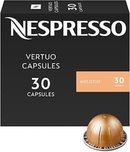 Nespresso Vertuo, Melozio, Medium Roast, 30-Count Coffee Pods | Capsules Pack of 1