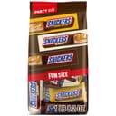 SNICKERS Original, Peanut Butter & Almond Fun Size Milk Chocolate Candy Bars Variety Assortment, Party Size, 24.02 Oz...