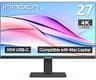 INNOCN 27" 4K USB-C Monitor for Laptop MacBook/Mac mini - 16:9 IPS 3840 x 2160 Display, HDR400, DeltaE＜2, DisplayPort...