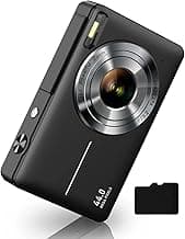 Digital Camera, FHD 1080P Digital Point and Shoot Camera with 16X Zoom Anti Shake, 32GB Card, Compact Small Camera fo...
