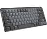 Logitech MX Mechanical Mini Wireless Illuminated Keyboard Tactile Quiet | Low-profile full-size, 3 device Bluetooth p...