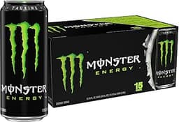 Monster Energy Drink, Green, Original, 16 Ounce | Pack of 15