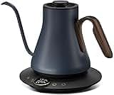 INTASTING Gooseneck Electric Kettle, ±1℉ Temperature Control, Stainless Steel Inner, Quick Heating, for Pour Over Cof...