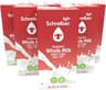 Schreiber Whole Milk, Shelf Stable Milk, Low Fat with Vitamin A & D, 32 oz (6 Pack)
