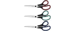 iBayam 3-Pack 8" Heavy Duty Scissors with Ultra Sharp Blades and Comfort Grip Handles - For Office, Home, School, Sew...